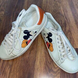 Disney Mickey Mouse x Gucci Mouse Ace Sneakers Men’s Size 38 US 7.5